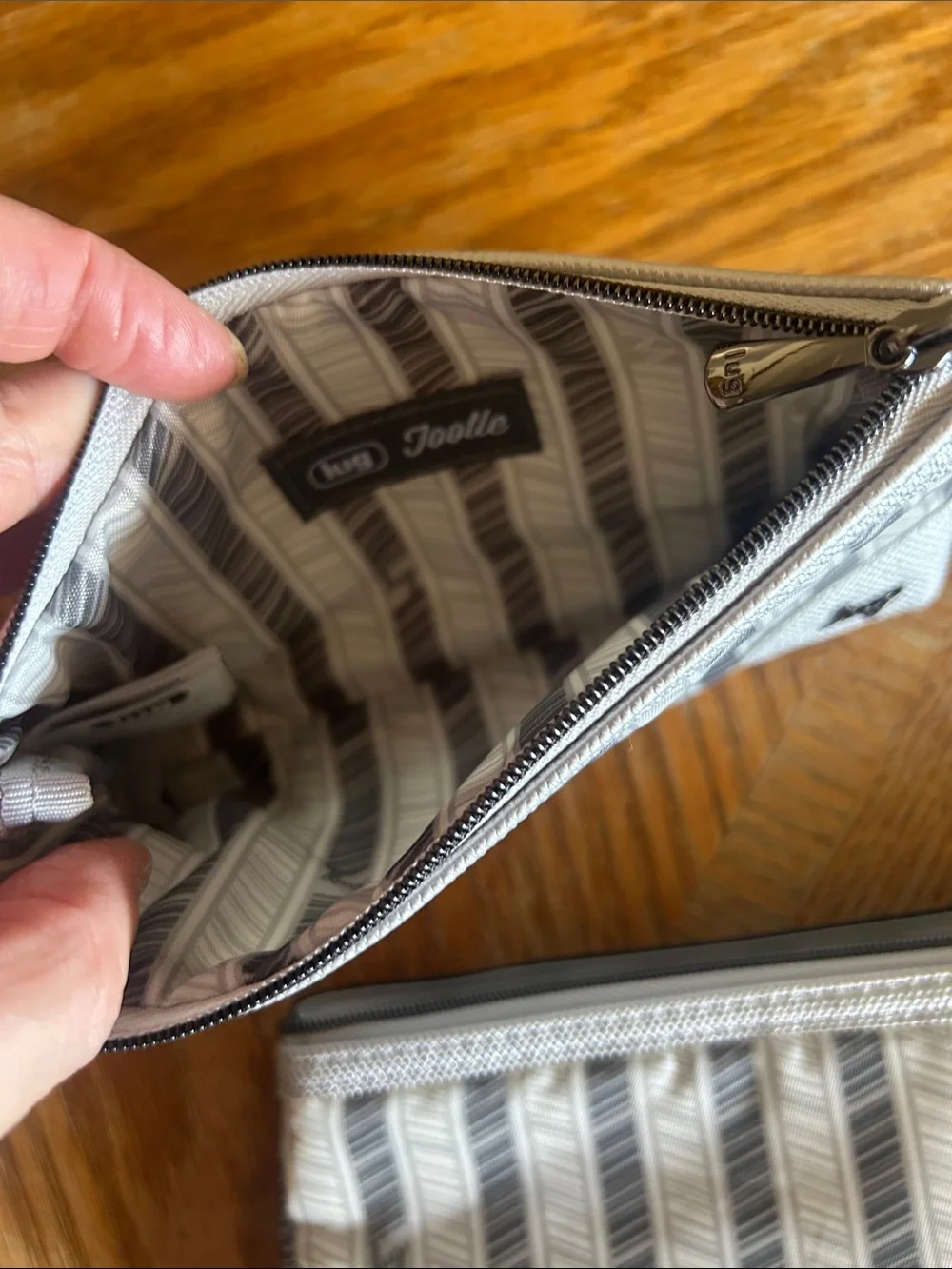 lug 2 piece cosmetic bags.
